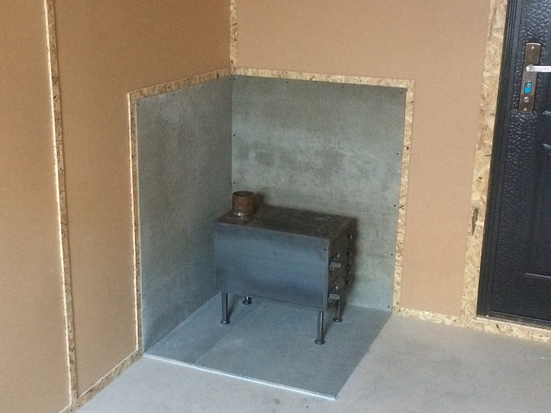 Жилой вагончик с буржуйкой