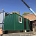 Блок-контейнер металлический, зеленый профлист